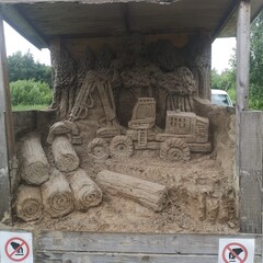 Zandsculpturen 125 jaar Staatsbosbeheer 2/2